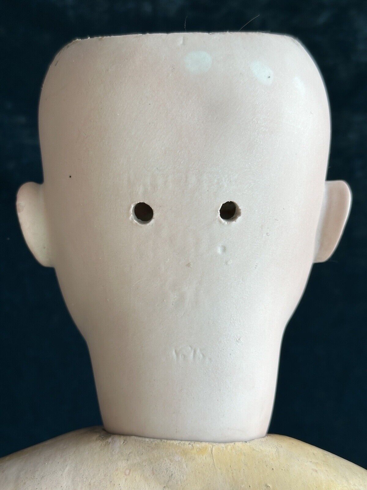 Large Antique German 31” Swaine & Co (?) Bisque Head Child Doll