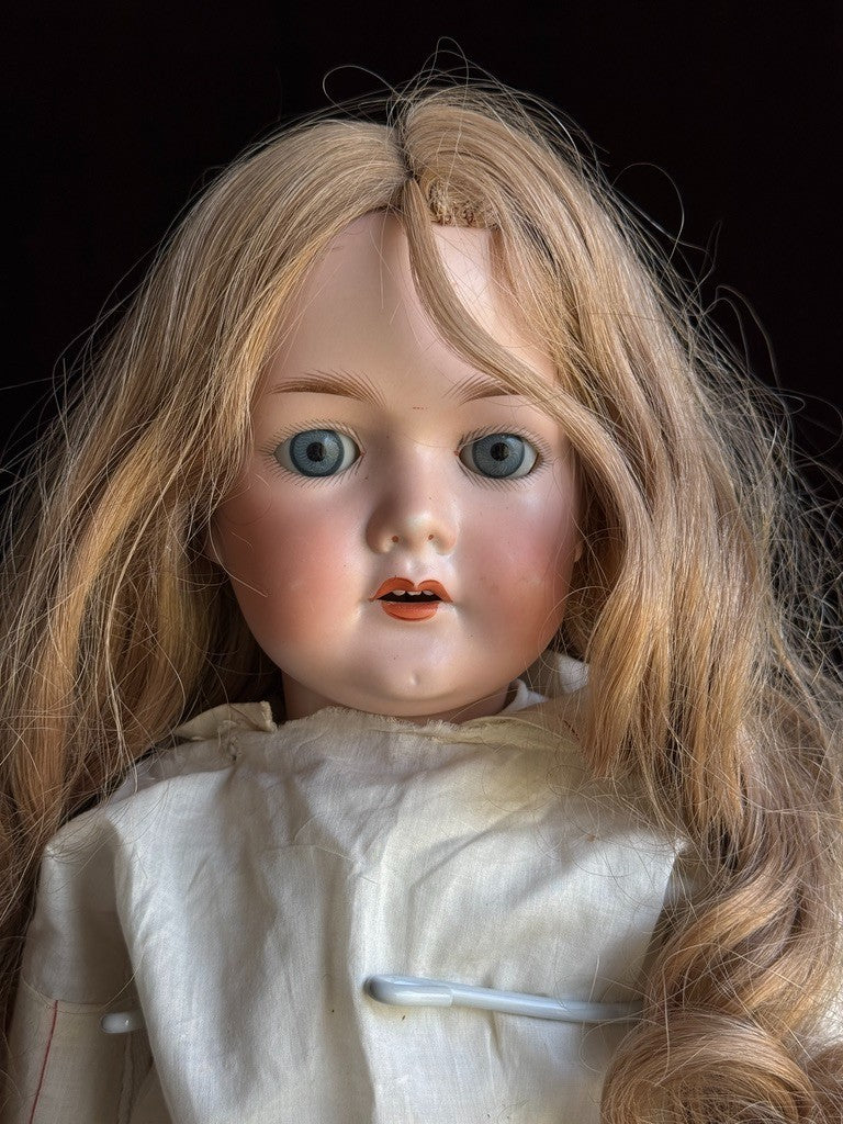 Antique German 24” C.M. Bergmann Waltershausen 1916 Bisque Head Doll