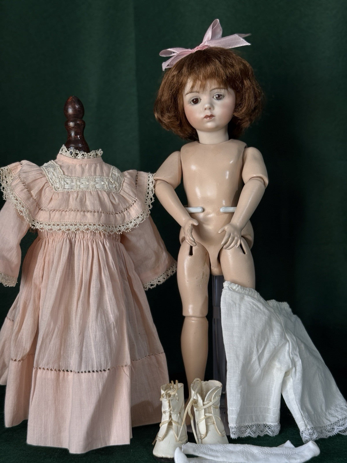 Artist Reproduction of Antique French Albert Marque 15” Doll