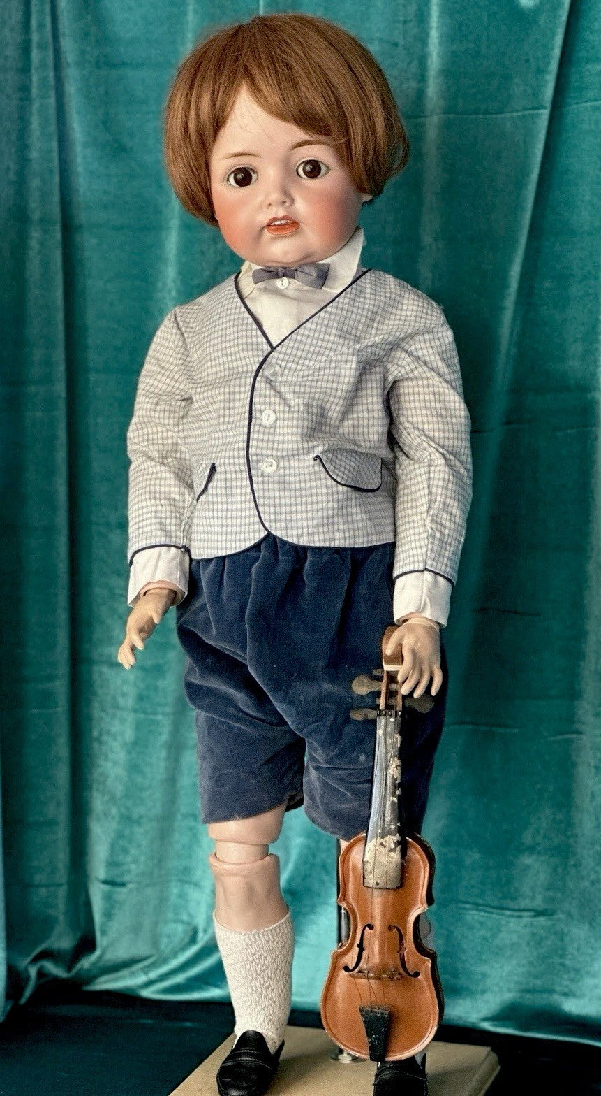 Antique German 28” JDK Kestner 260 74 Bisque Toddler Head Doll Composition Body