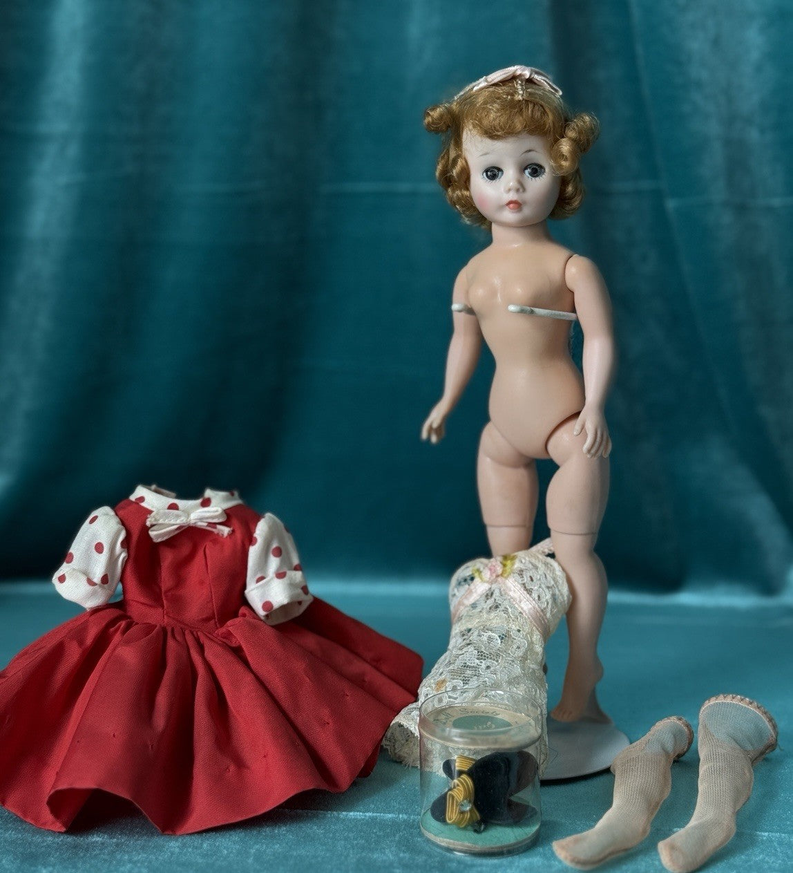 1950’s Madame Alexander 10” Cissette Doll Original Tagged Outfit
