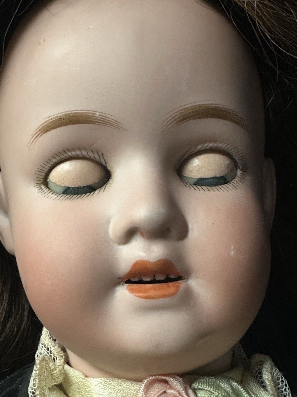 Antique German Shoenau & Hoffmeister Mold 5300 Bisque Head 23” Doll