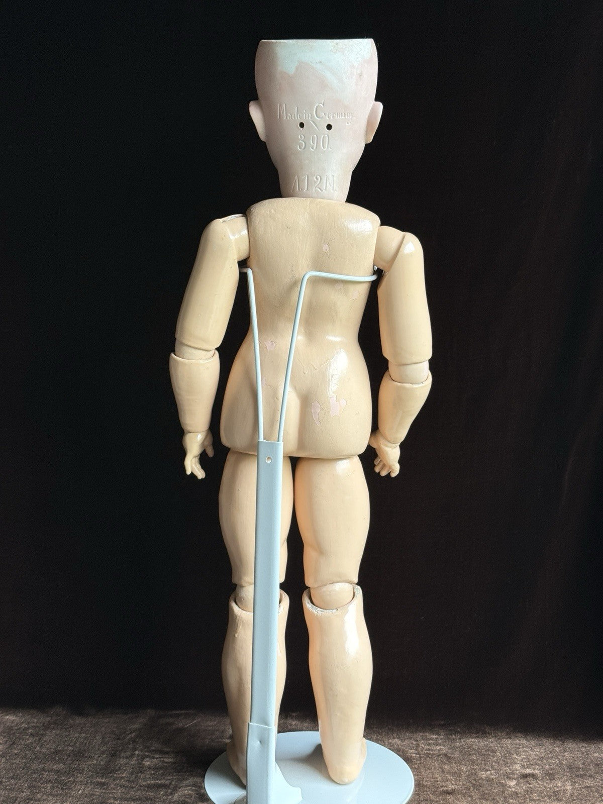 Large Antique German 27” Armand Marseille 390 Bisque Head Doll