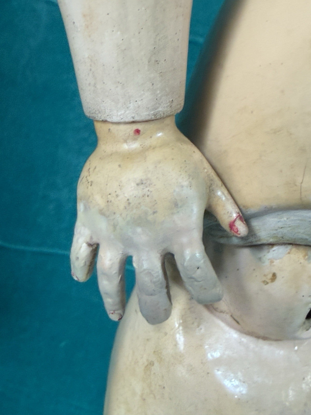 Antique German Simon Halbig  Bisque Head Composition Body 23” Doll