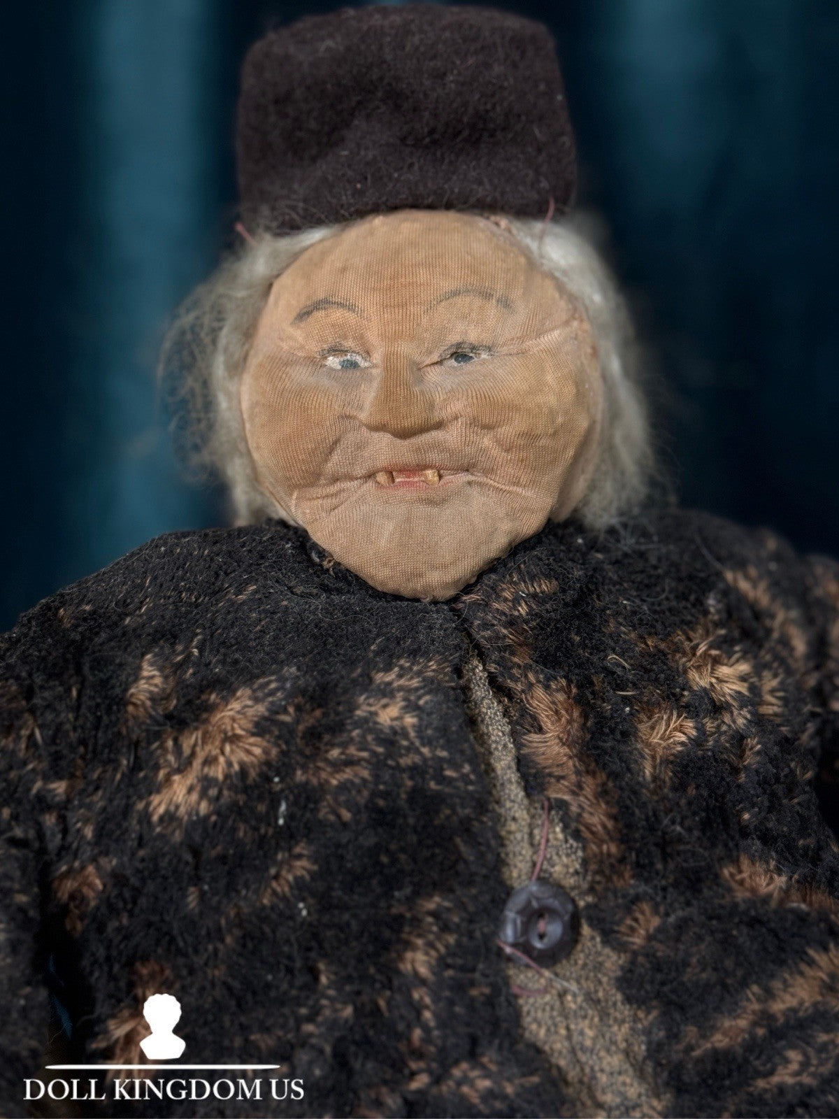 Unidentified Antique (?) Ravca Type Stockinette 16” Doll