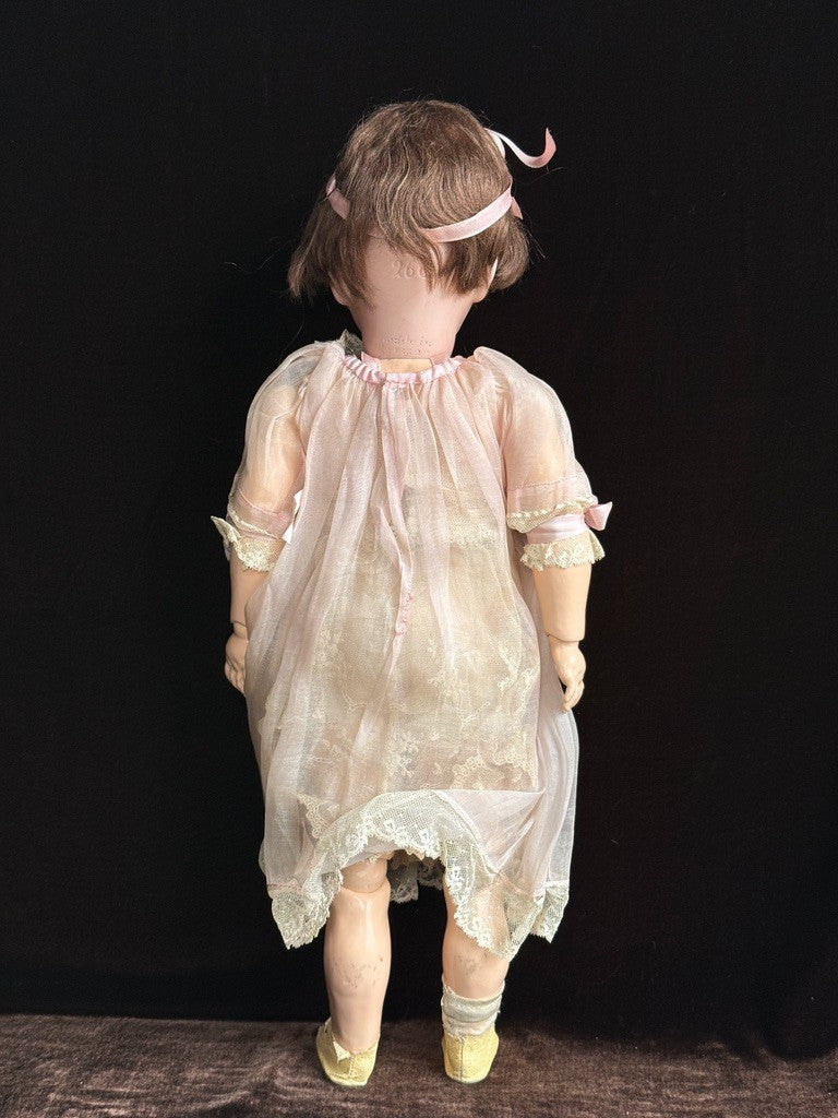 Antique German 17” Kestner JDK 260 Bisque Head Toddler Doll