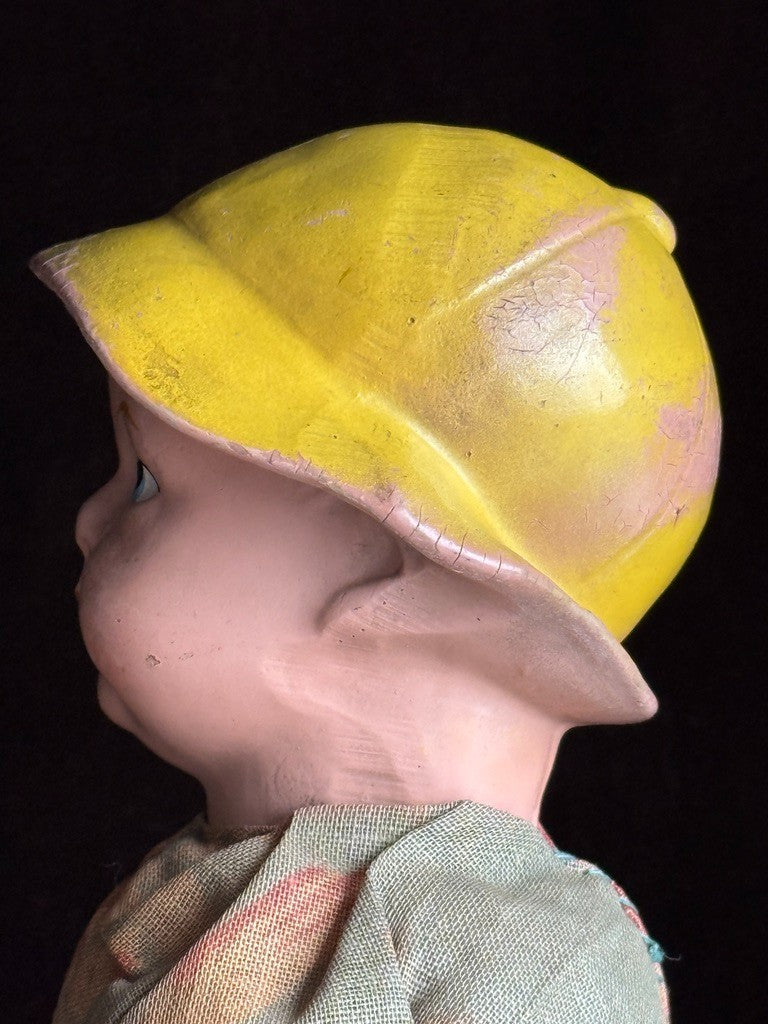 Very Rare Antique American 11.5" Composition Ideal Uneeda Advertising Boy Doll