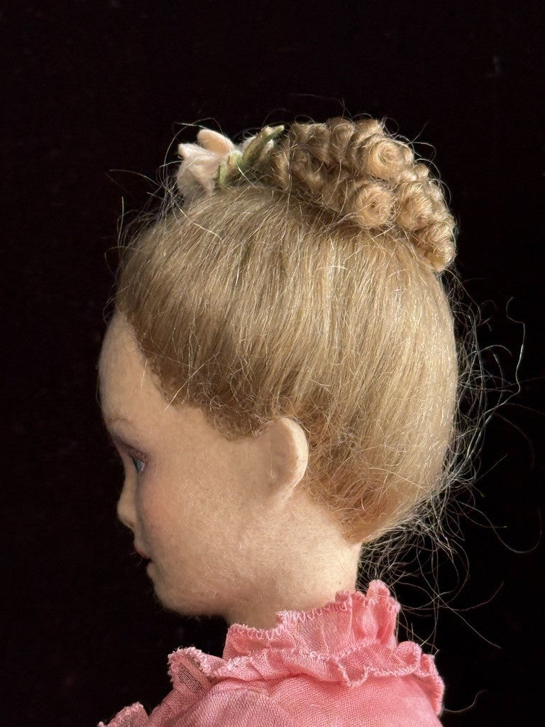 Collectible John Wright Columbine 15" Cloth Felt Doll LE 300 in Box