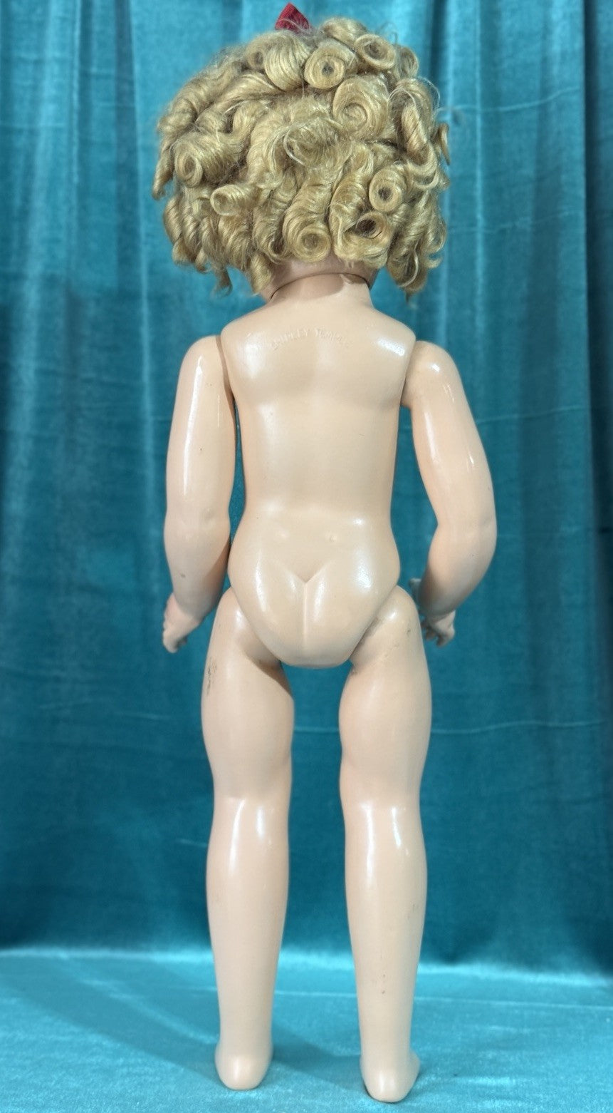 Antique 1930’s Composition 25” Shirley Temple Doll by Ideal Company Flirty Eyes