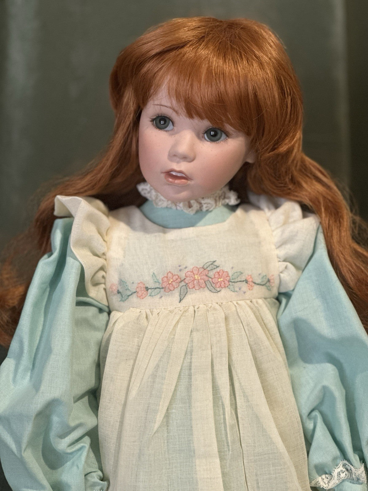 Collectable Elke’s Original Porcelain 24” Doll “Aurora” Box/COA/Book LE 47/250