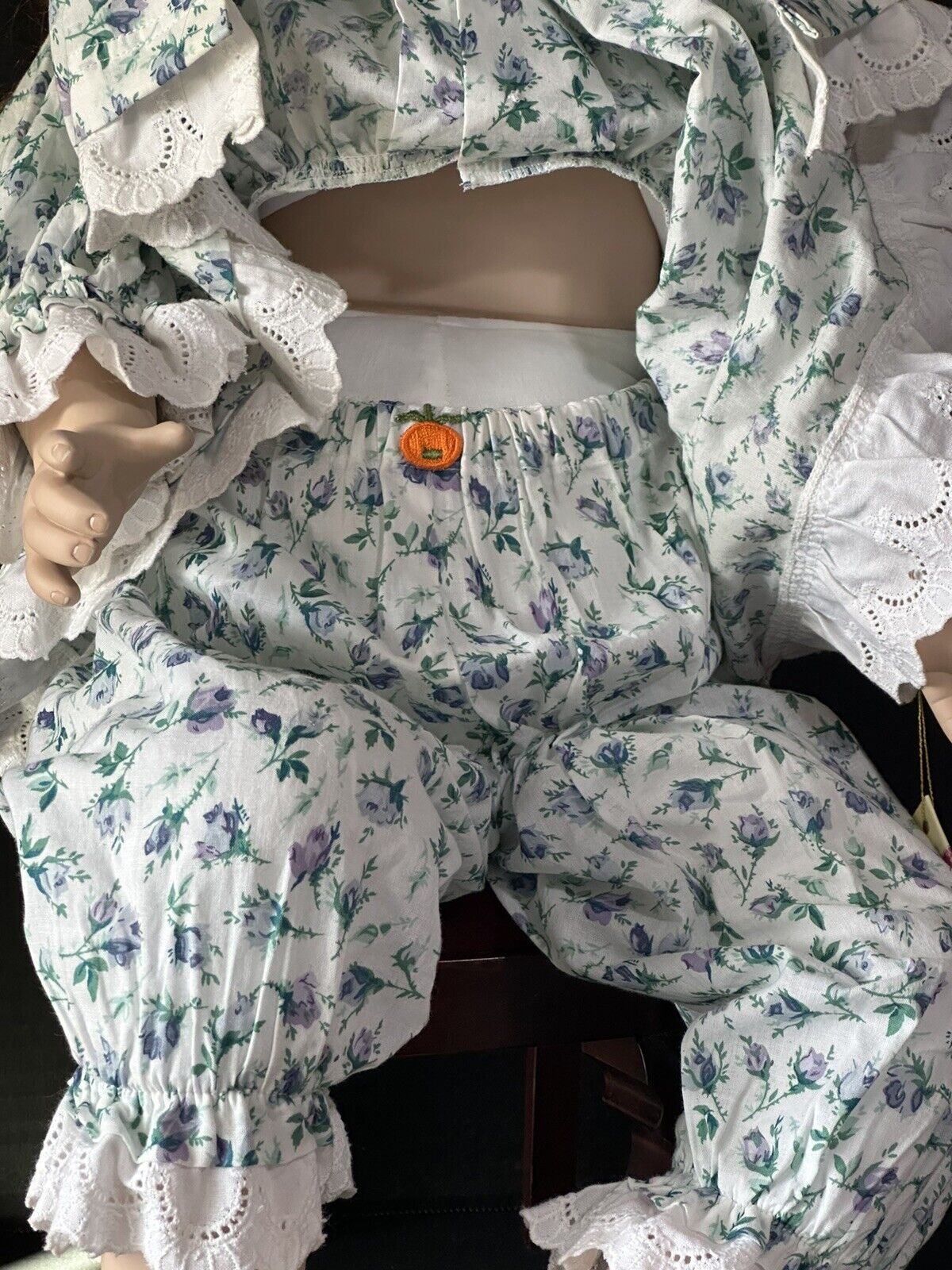 Lifelike 28” Collectible Porcelain Doll “Adela” by Christine Orange LE 500