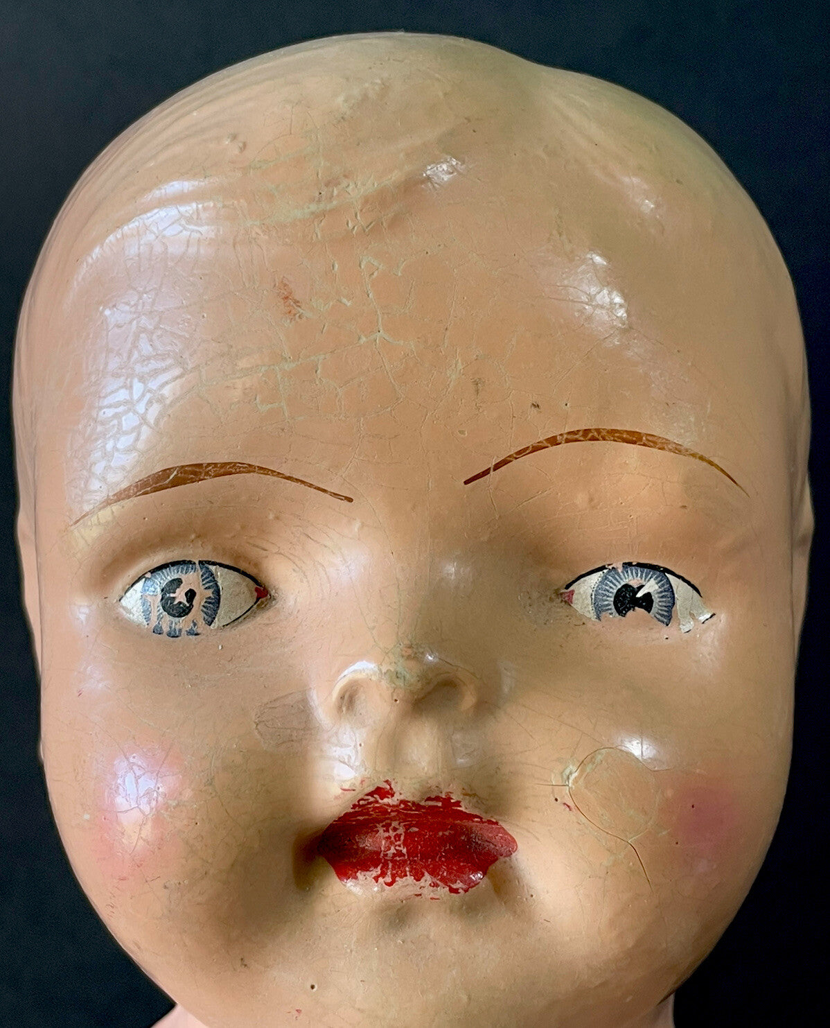 Vintage/Antique (?) Unidentified Large 24” Early Composition Doll