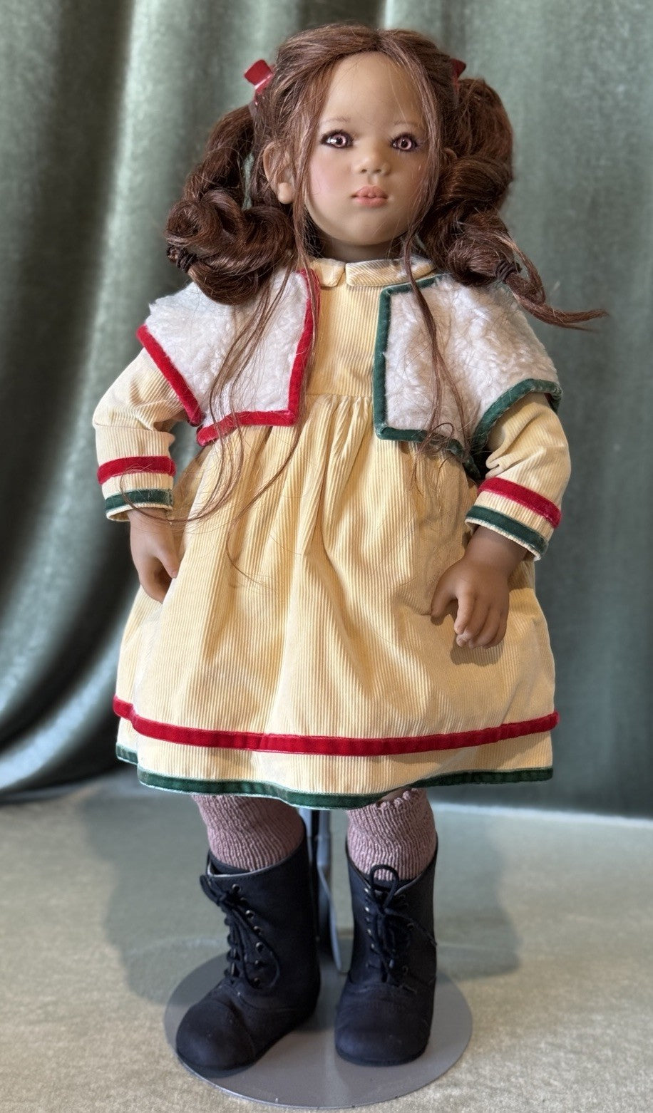 MIB Vinyl Annette Himstedt 23” Doll “Deta” 1998 Box/COA/Tag