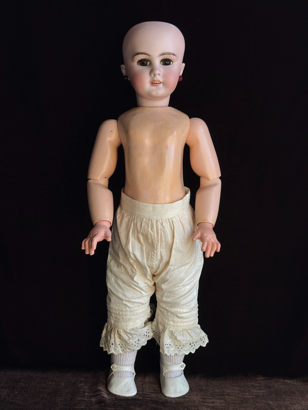 Antique German French 24” Tete Jumeau Simon Halbig Dep Bisque Head Doll