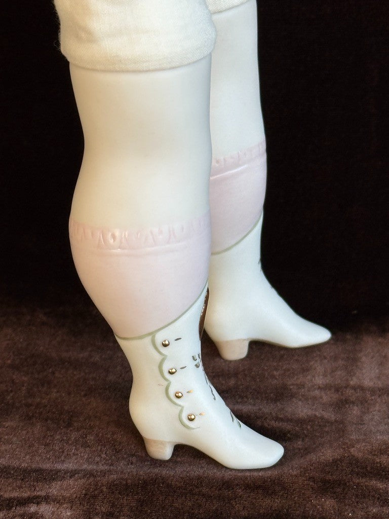 Vintage 1967 Reproduction of Turned Bisque Head Parian 18.5” Fashion Lady Doll