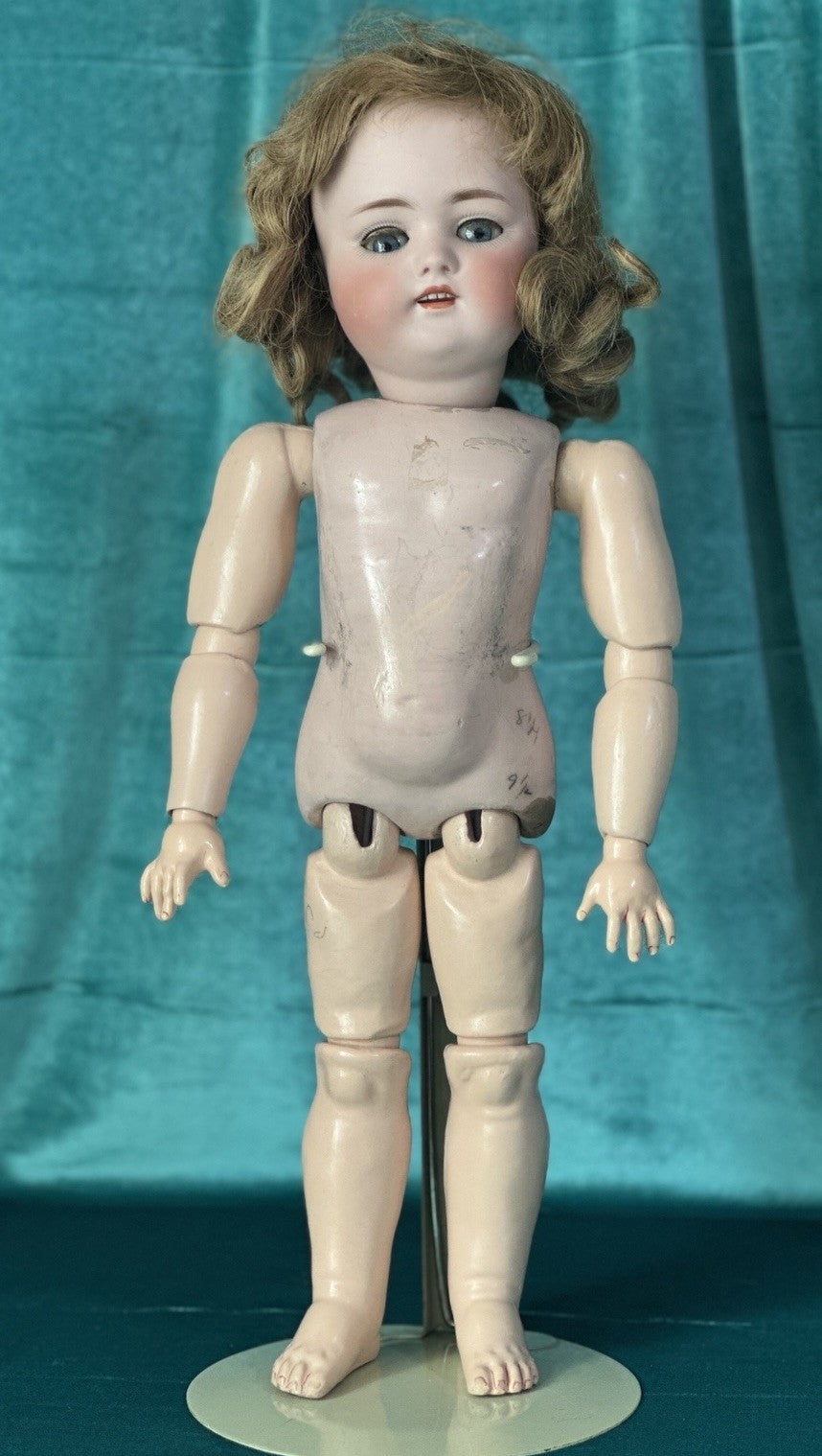 Antique German JDK Kestner Bisque Head Composition Body 16” Doll Mold 168