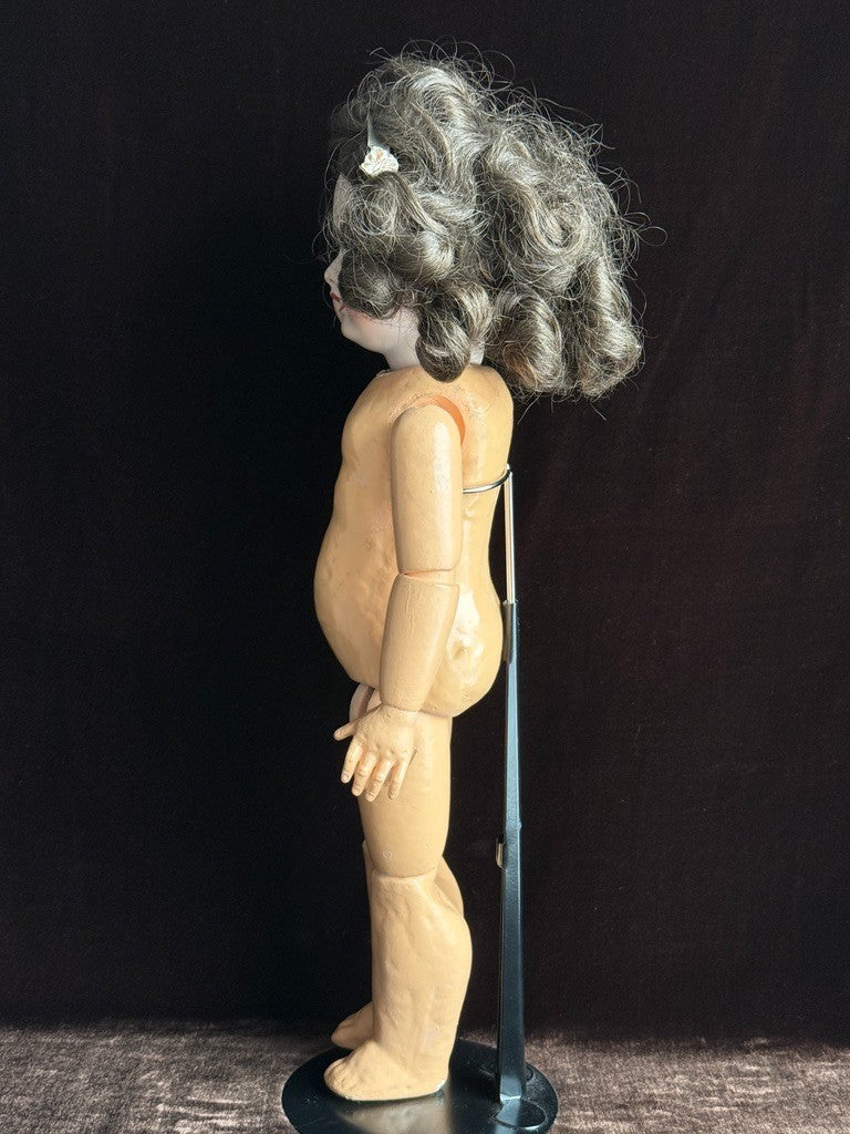 Antique French 19” SFBJ 60 Bisque Head Doll