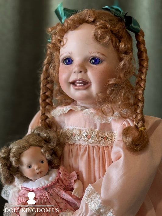 Collectible Porcelain 26” Girl Doll By Virginia Turner LE 200