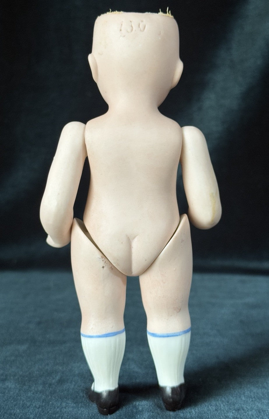 Antique German Kestner (?) All Bisque Mignonette 7” Doll