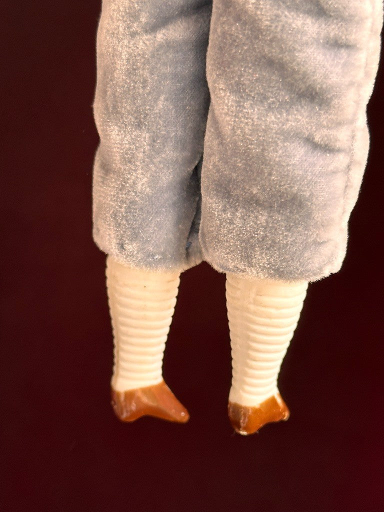 Antique German Hertwig Cabinet Size 9” Bisque Molded Shoulder Plate Doll