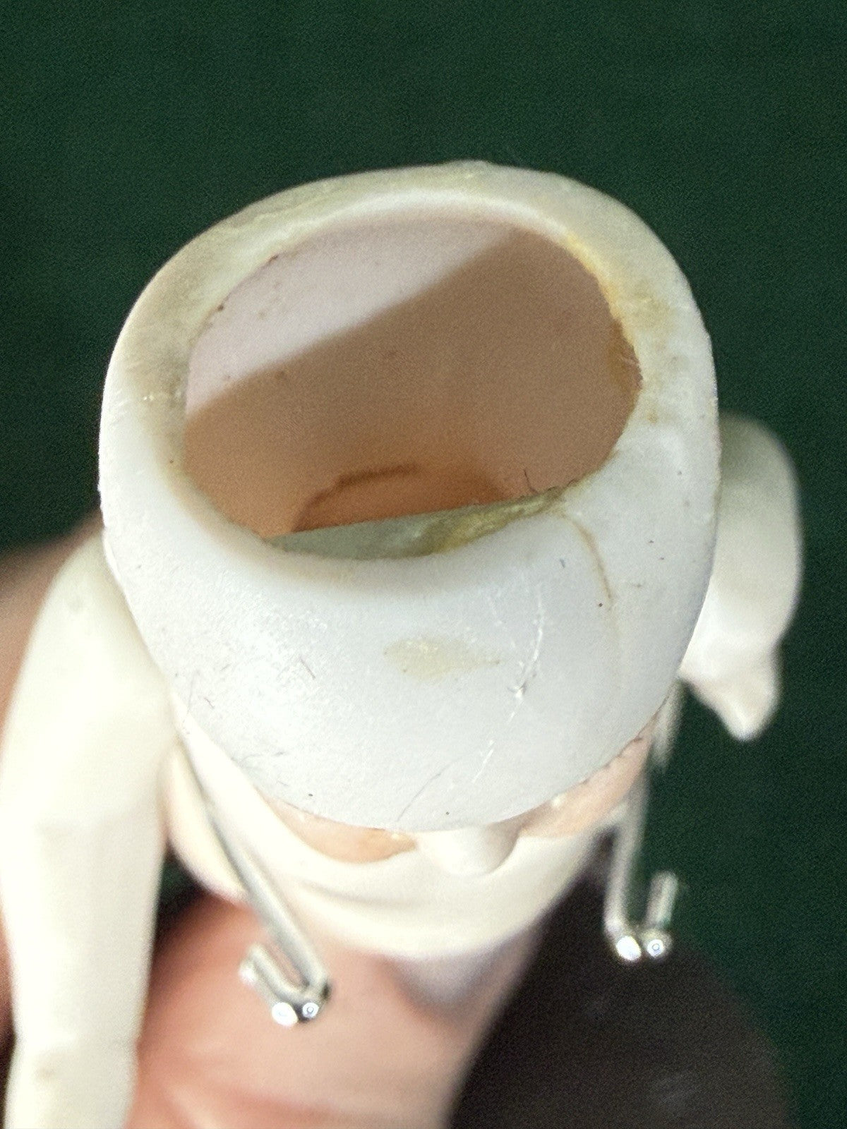 Antique German 3 1/2” All Bisque Mignonette Dollhouse Doll