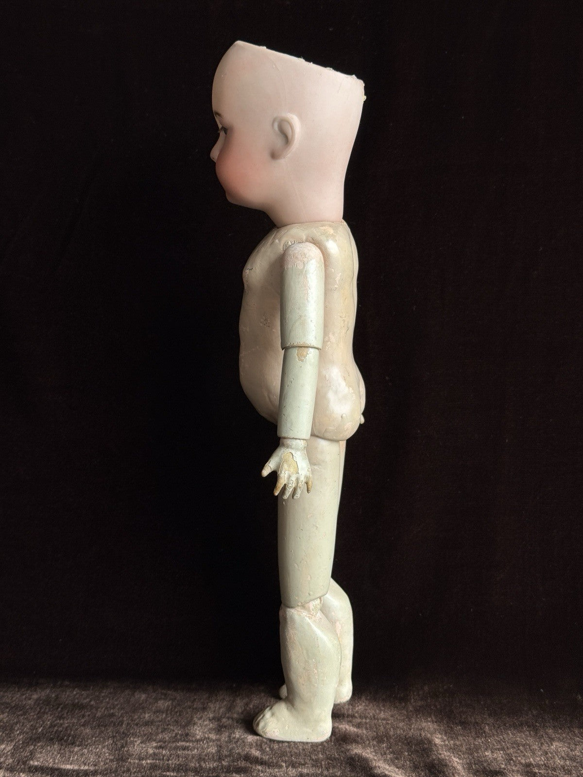 Antique French 13.25” SFBJ (?) Bisque Head Doll