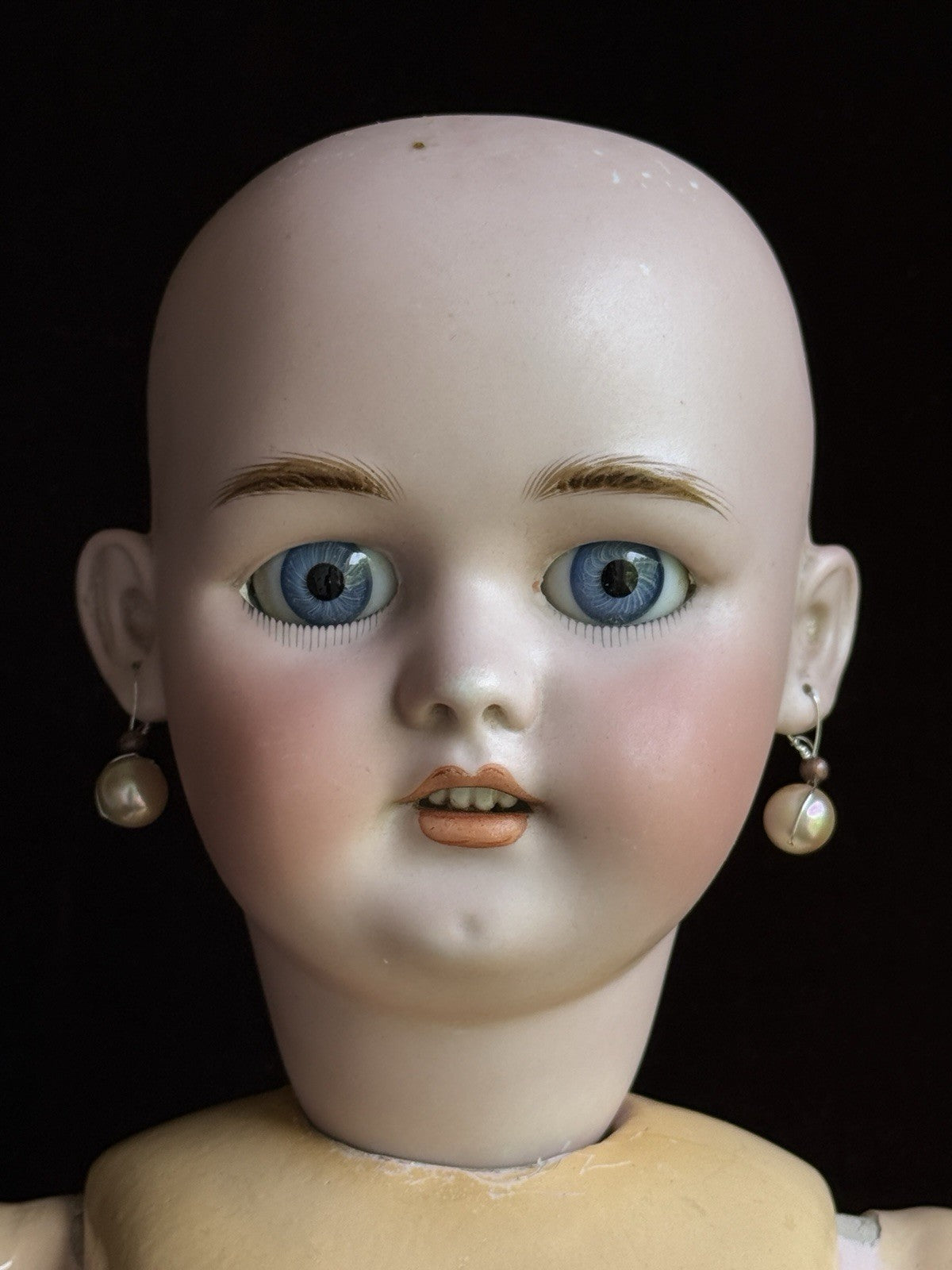 Antique German 22” Simon Halbig Dep 1079 Bisque Head Doll