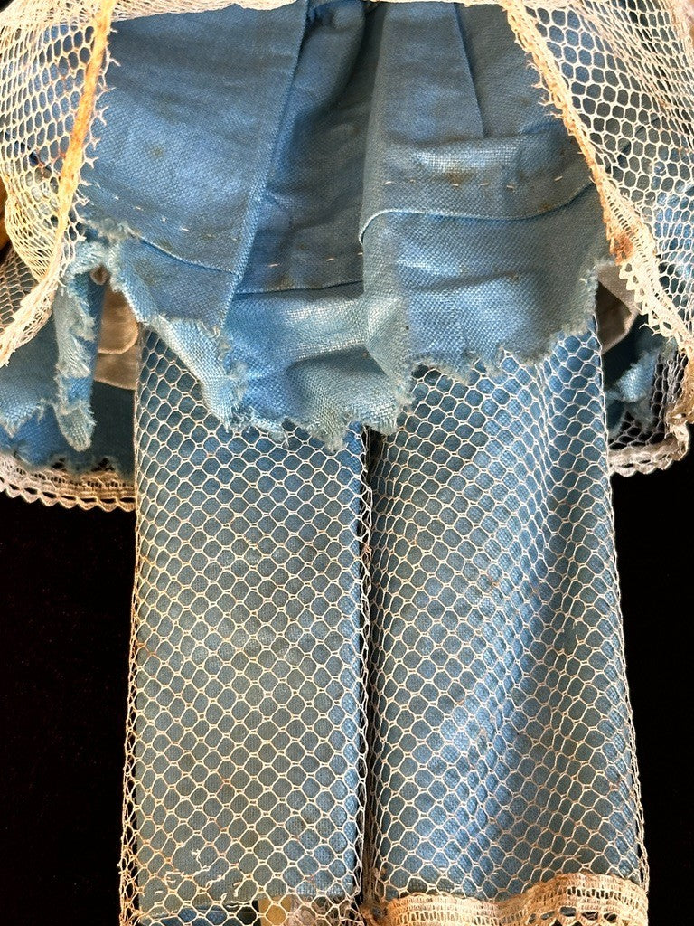 Antique German 12.75” Papier Mache Milliner’s Model Apollo Knot Coiffure Doll