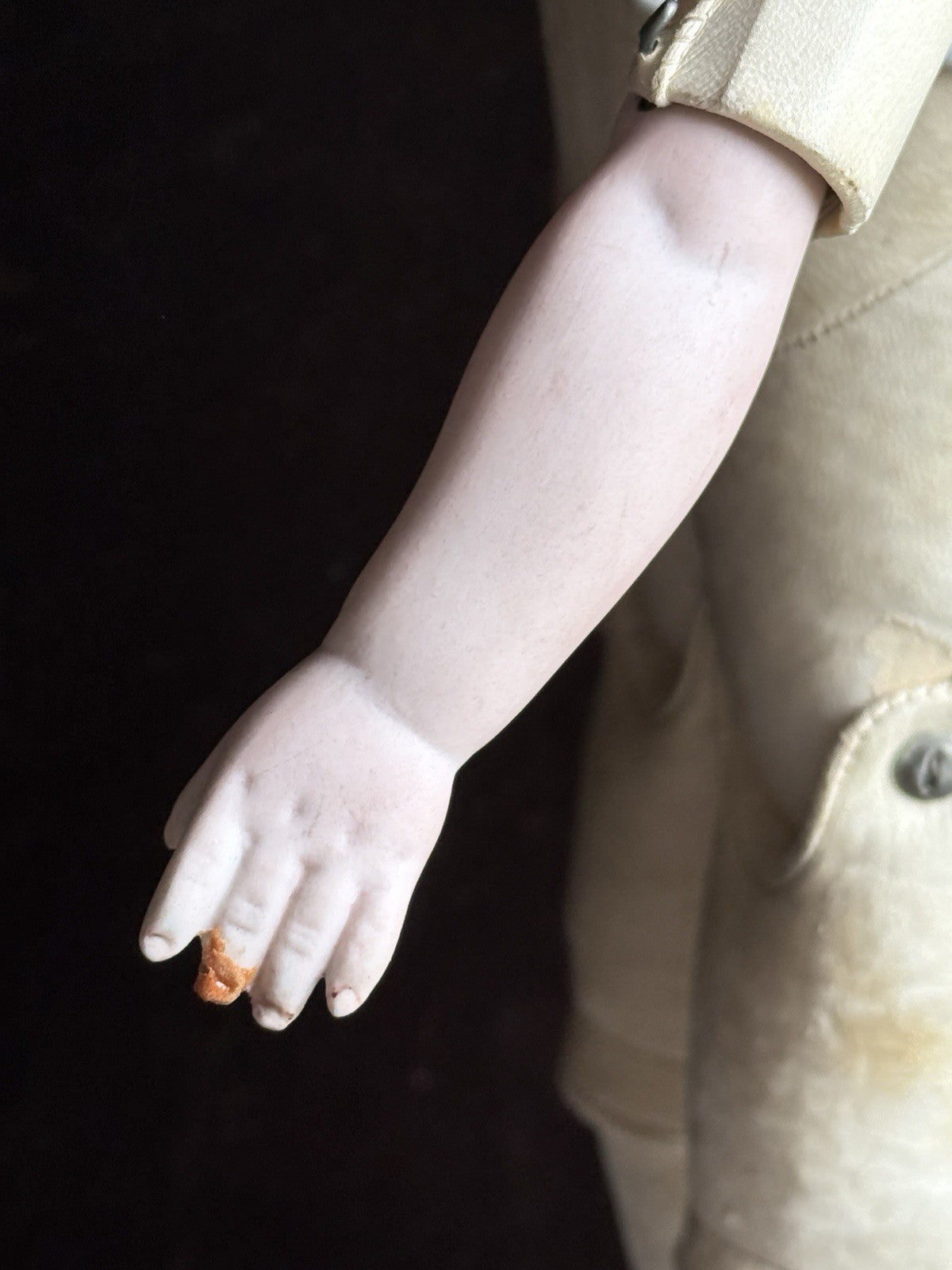 Antique German 20.5” Kestner 154 Bisque Shoulder Head Doll