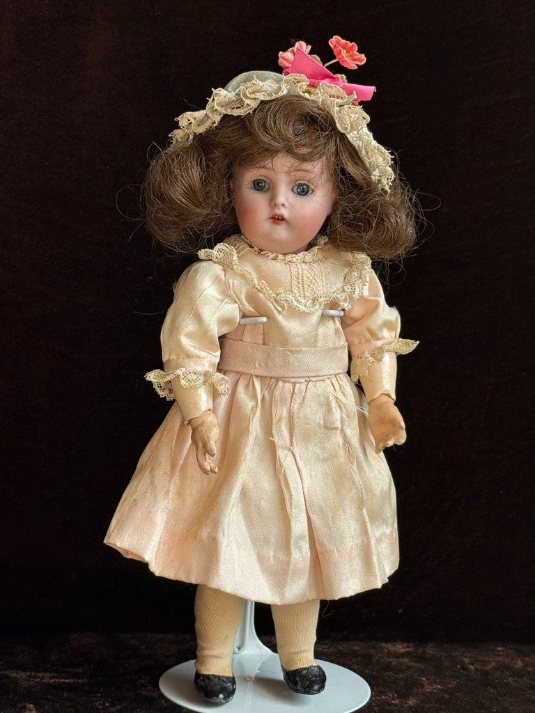 Rare Antique German 7.5” Kestner 155 Miniature Bisque Head Doll