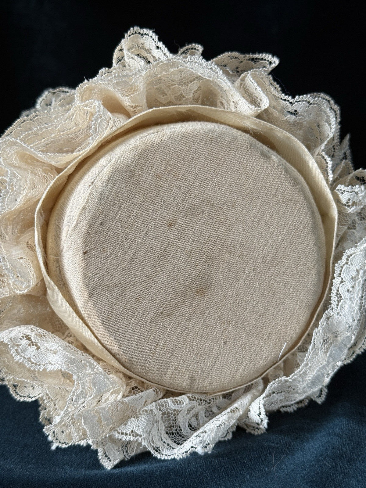 Large Antique German Porcelain William Goebel 12” Half Doll Pin Cushion