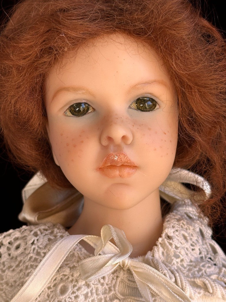 Collectible French Heloise 23.5” Resin/Cloth Signed Doll LE 100