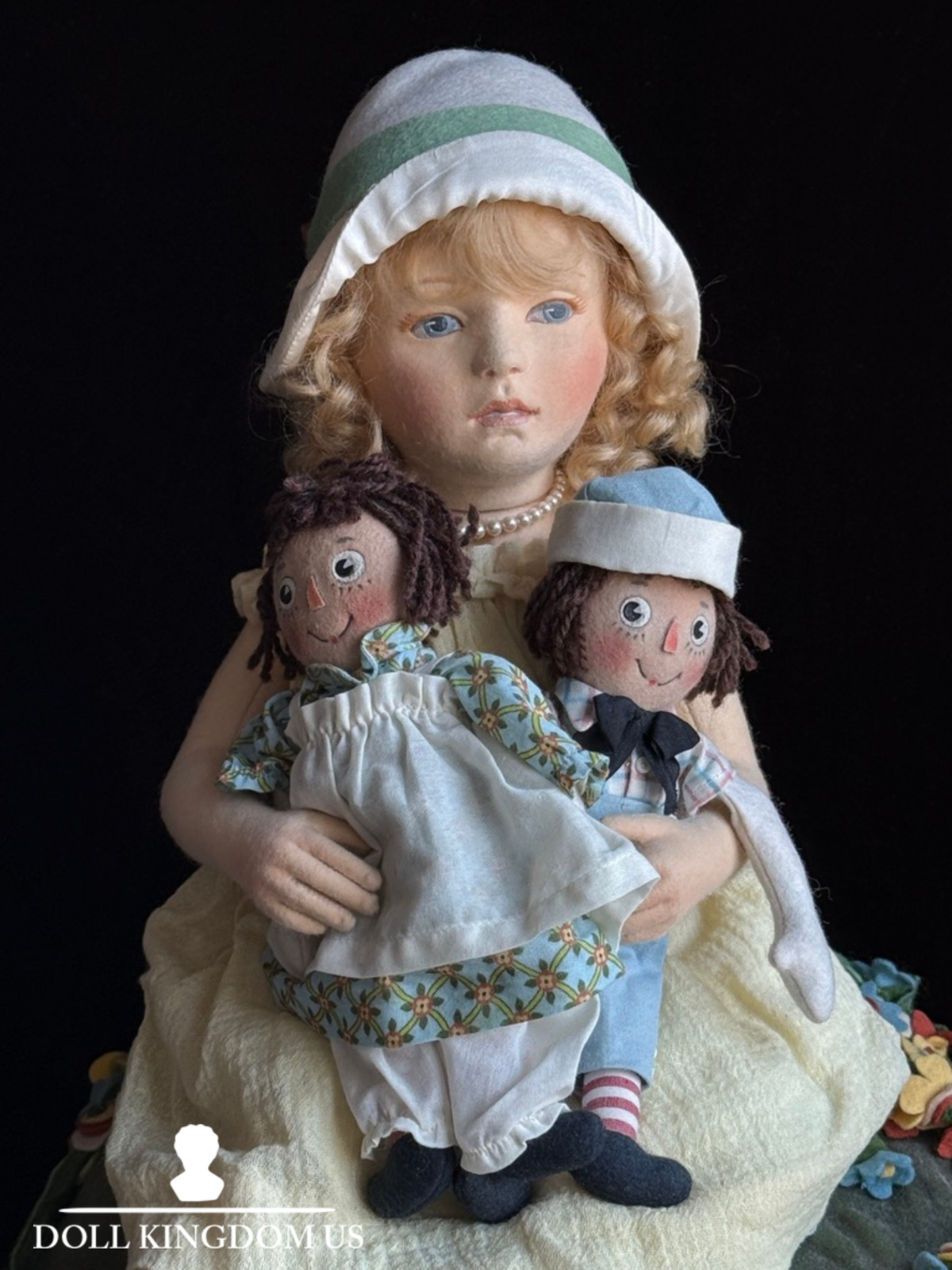 John Wright Marcella A Raggedy Ann Story Complete Set of Dolls LE 100
