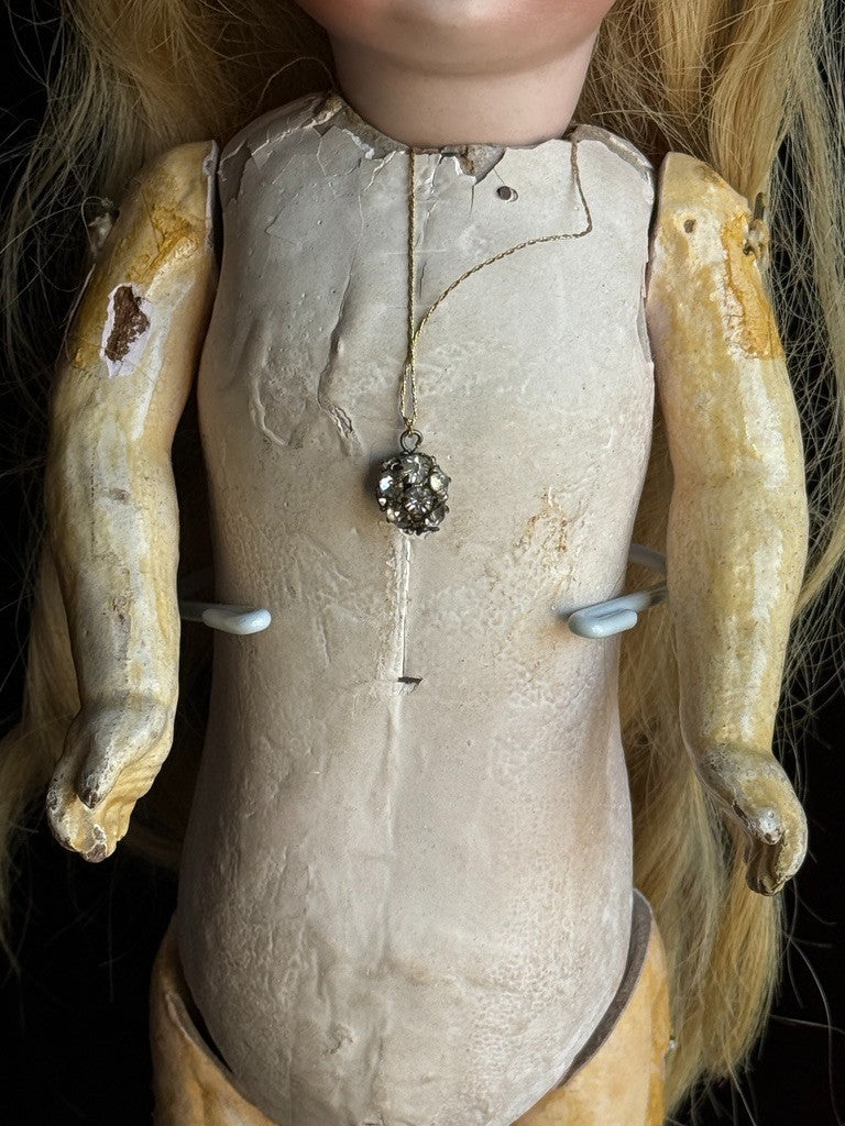 Antique French 18.5” SFBJ 60 Bisque Head Doll