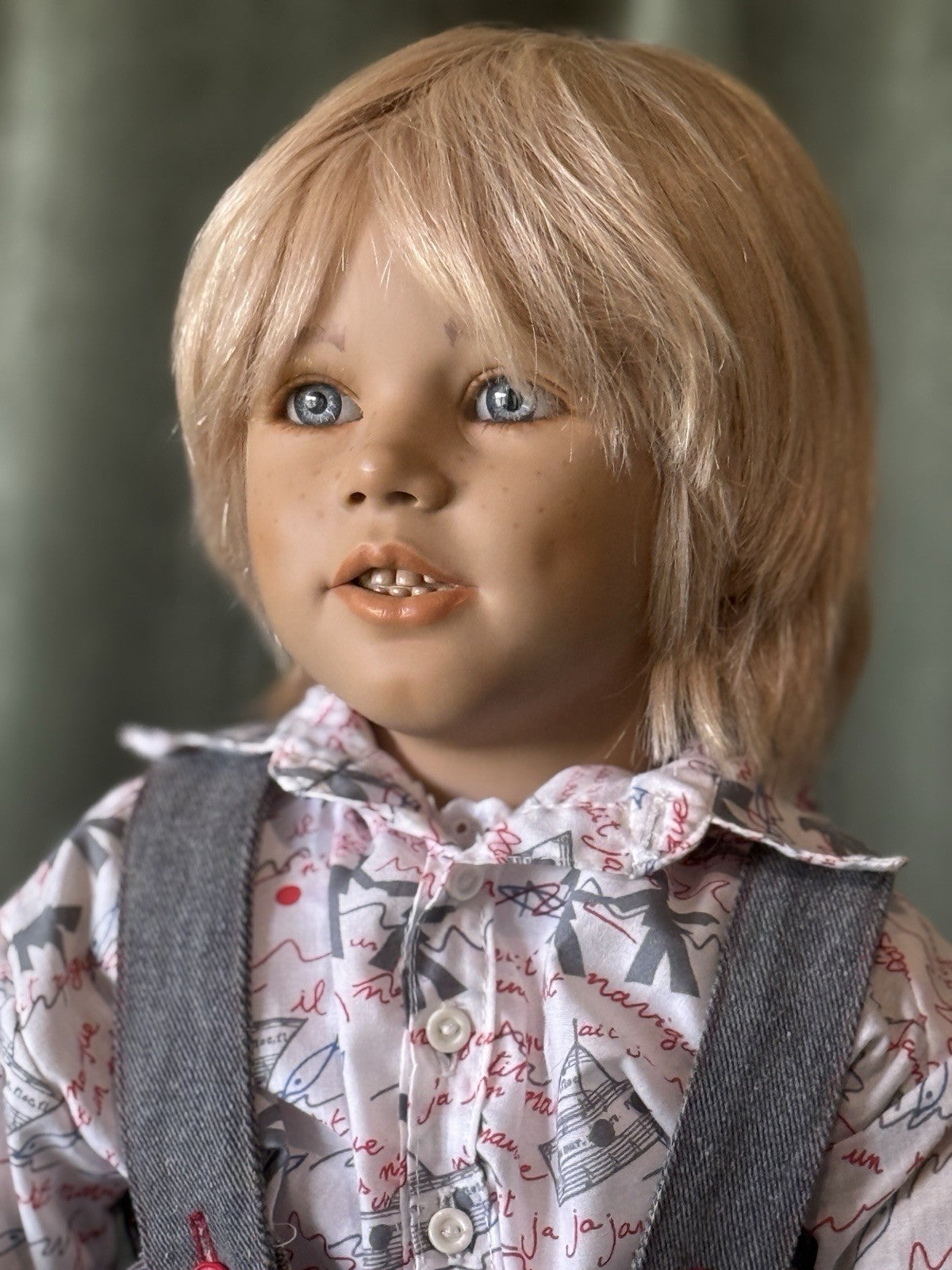 Vinyl 1988 World Child Collection Annette Himstedt 31” Doll “Kasimir” Box/Tag