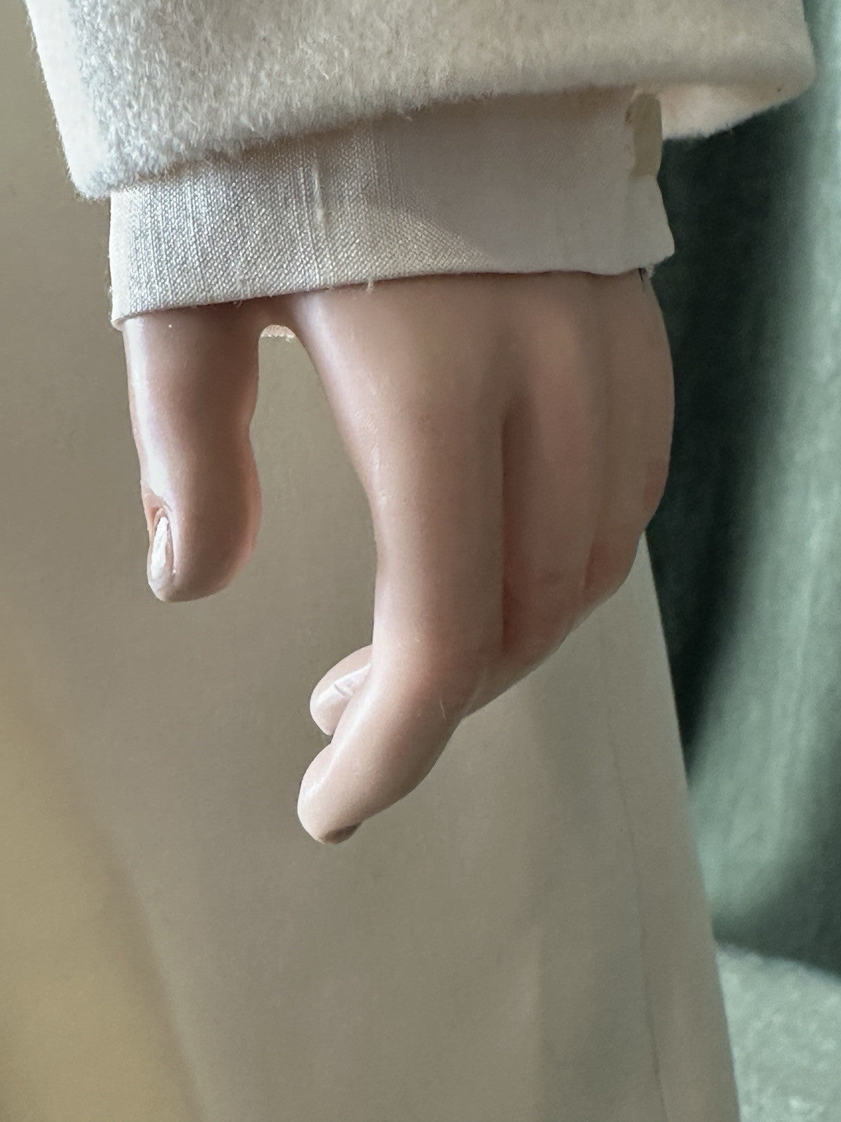 Artist Hildegard Gunzel Wax Over Porcelain Portrait 34” Doll “Stella” Sample