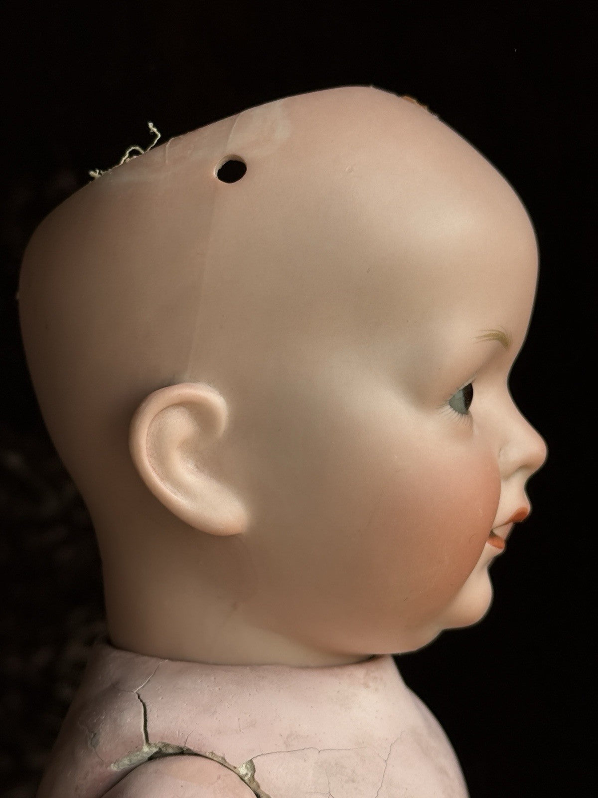 Antique German 13.5” Bahr & Proschild 585 Bisque Head Baby Doll