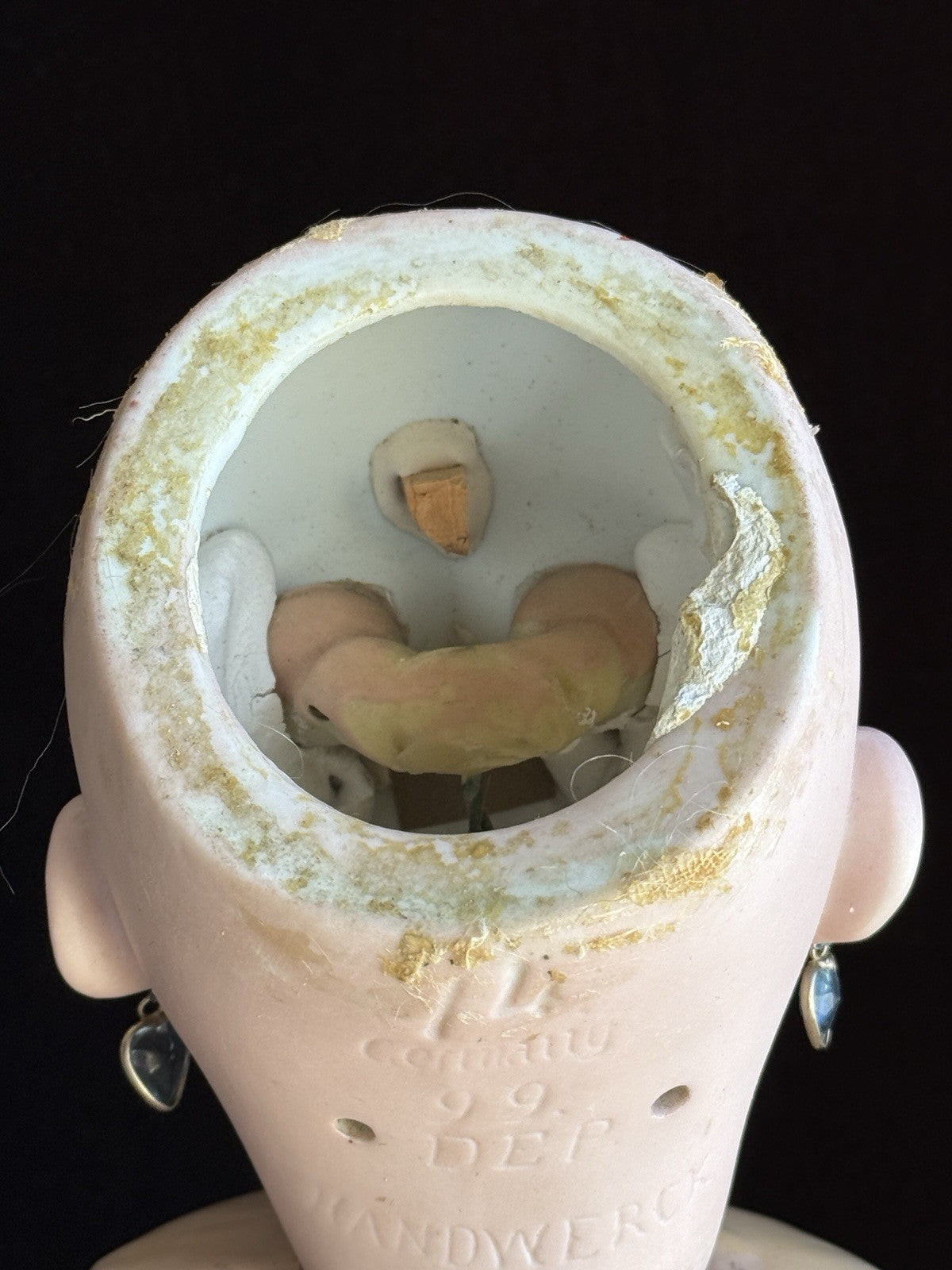 Large Antique German 28” Heinrich  Handwerck 99 DEP Bisque Head Doll