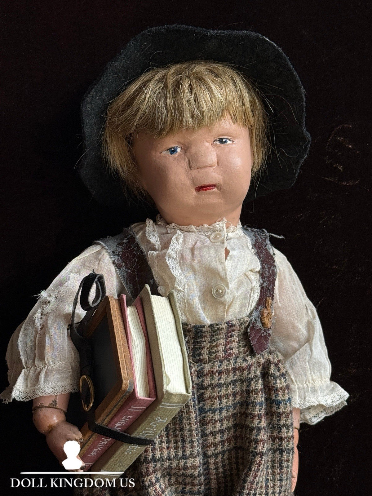 Antique American 15” Schoenhut Wooden Boy Doll