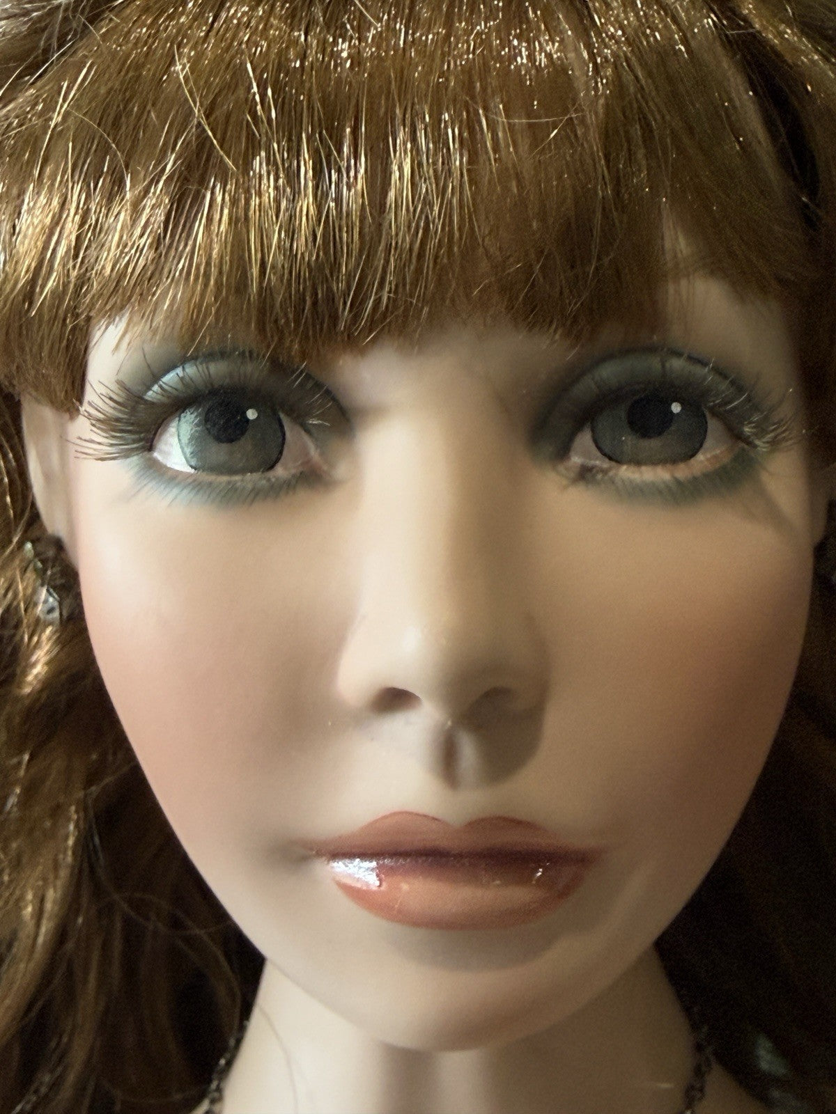 Collectible Porcelain 34” Doll “Charlyn” Pat Dezinski & Rustie LE 400 Tag/Stand