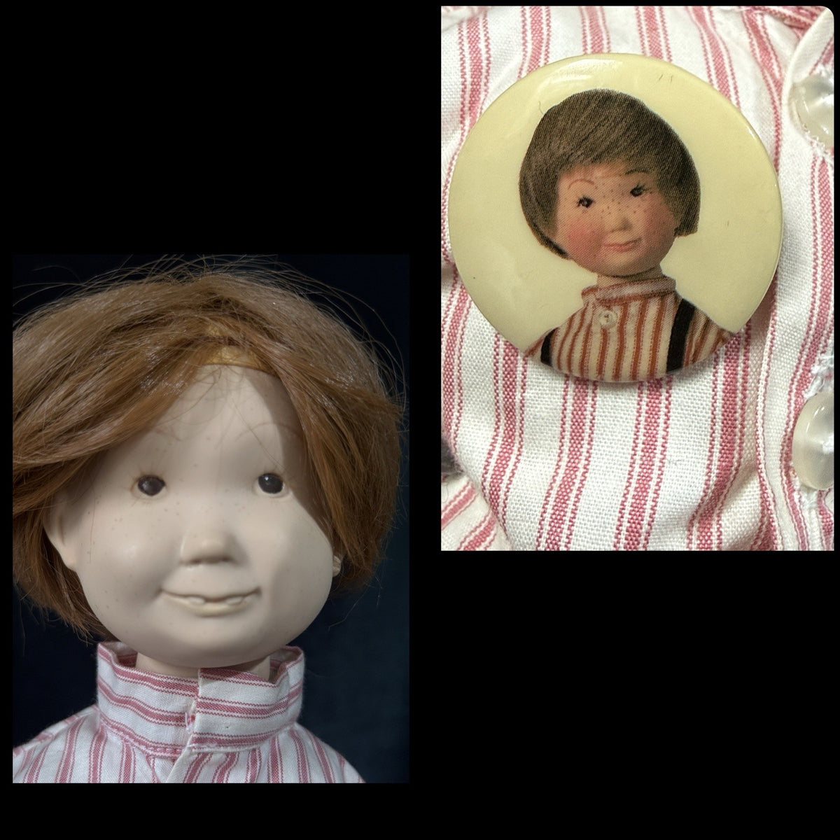 Lot Of 6 Vintage 1973 Kalico Kids Vinyl Dolls By Suzanne Gibson