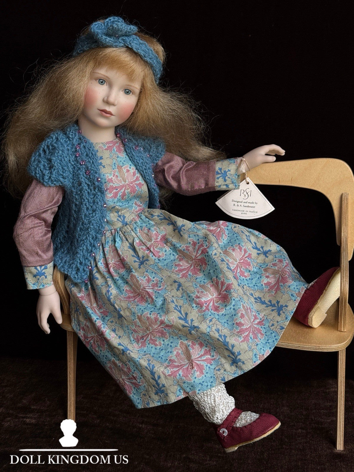 Collectible 17" Jointed Porcelain Pauline Doll German Artist Regina Sandreuter