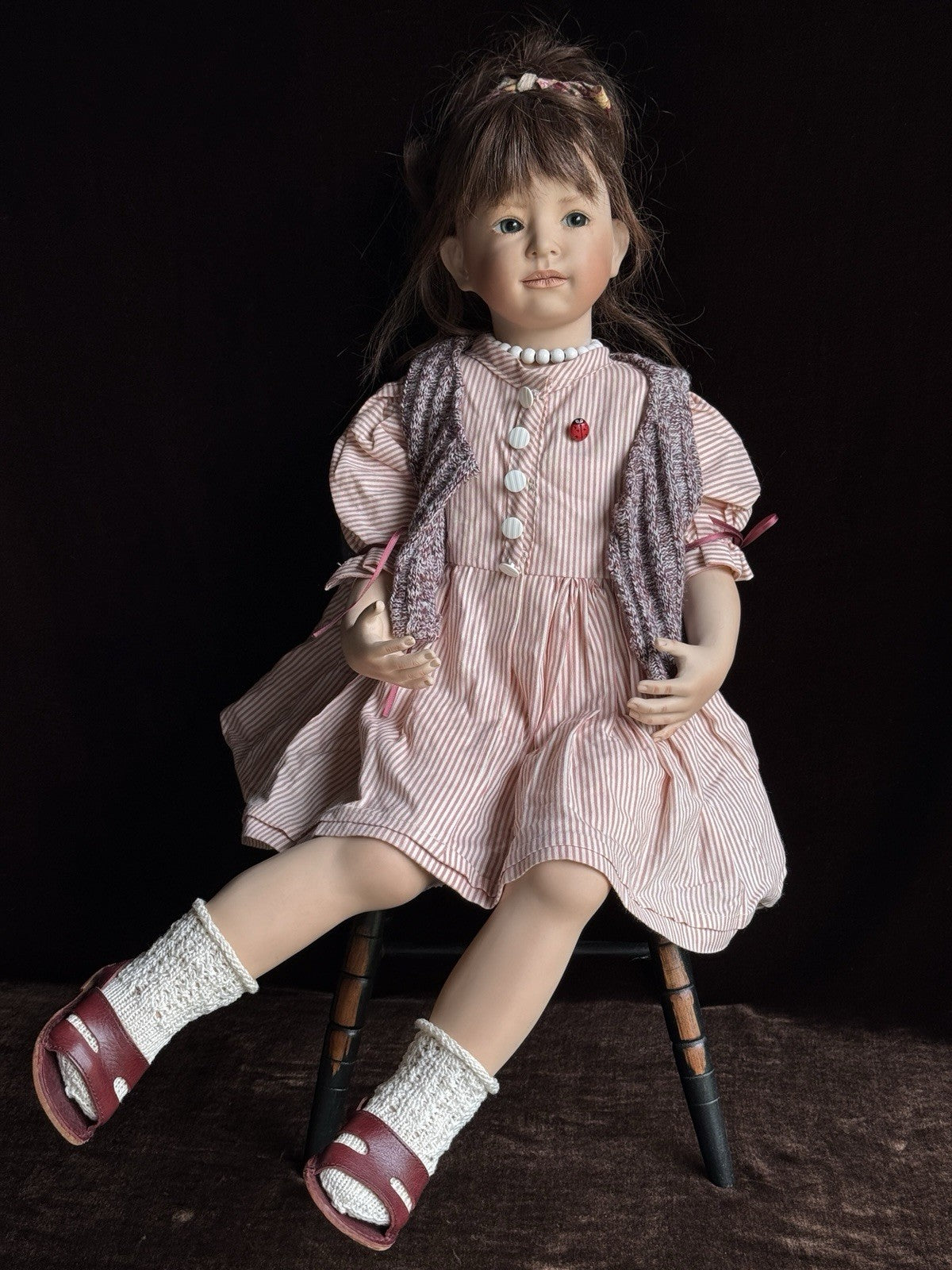 Lifelike Artist Porcelain 25” Heidi Plusczok Doll