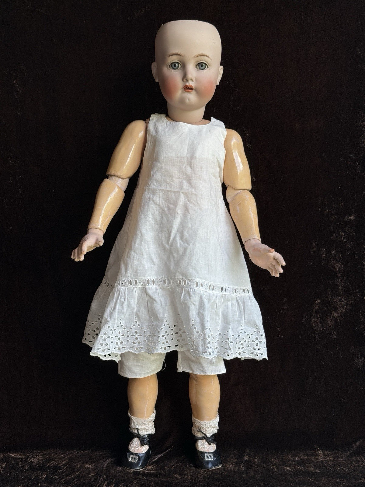 Antique German 27” Kammer Reinhardt Simon Halbig 403 69 Bisque Head Doll