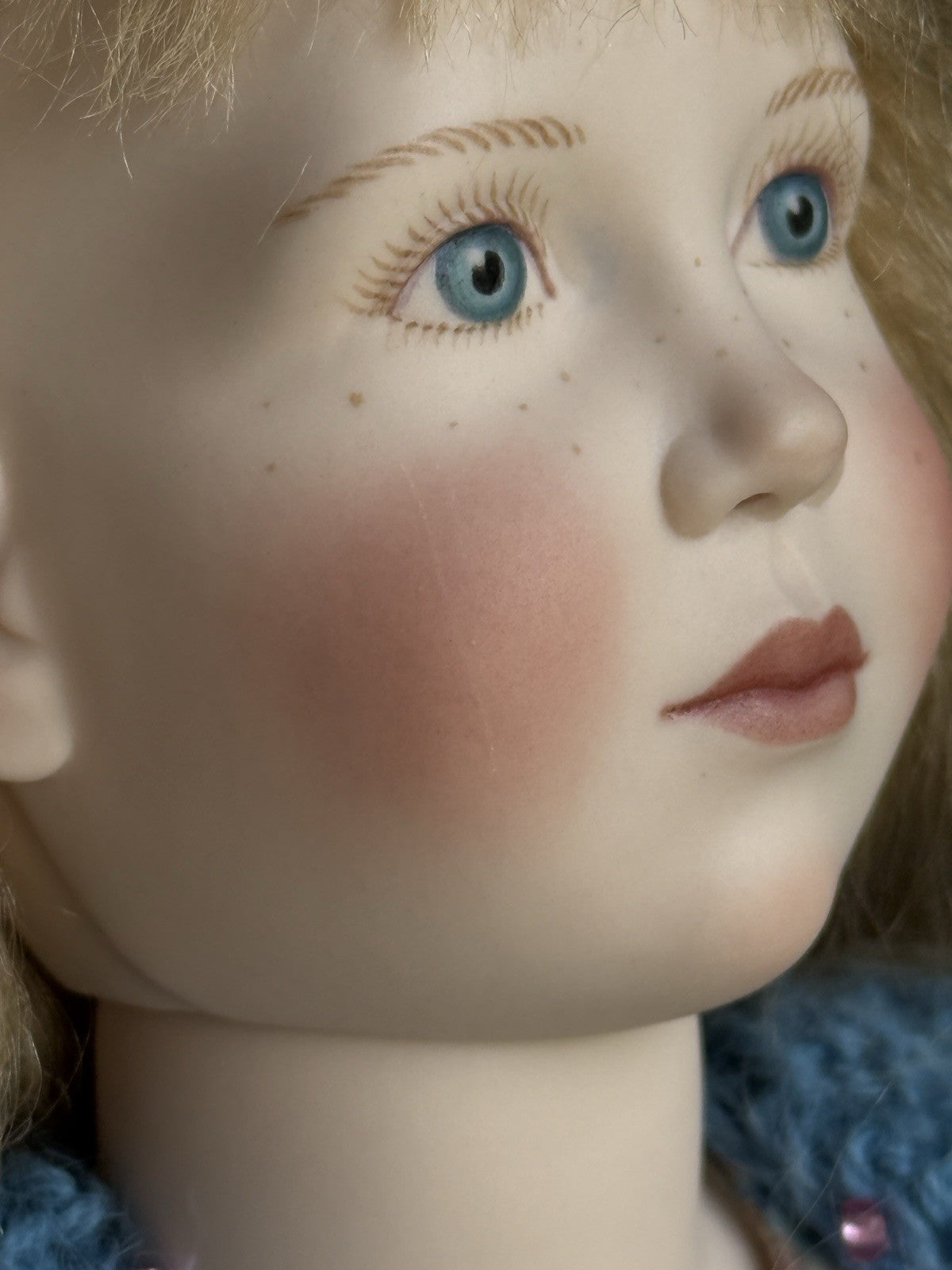 Collectible 17" Jointed Porcelain Pauline Doll German Artist Regina Sandreuter