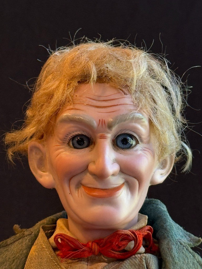 Very Rare 13.5” Antique German Cuno Otto Dressel Uncle Sam Character Bisque Doll