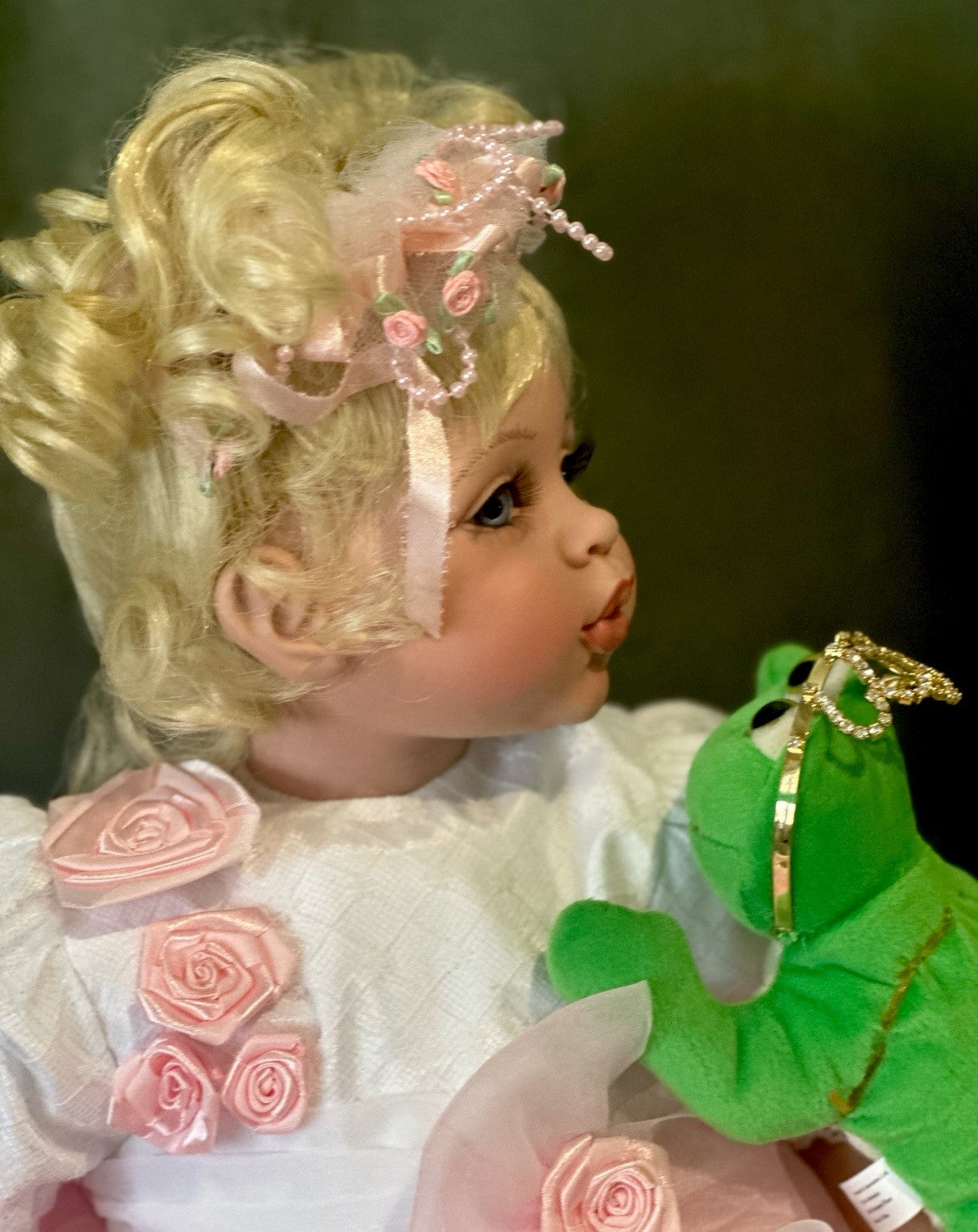 Vinyl 26” Doll “With A Kiss, Will You Be My Prince?” Fayzah Spanos Box/Tag/COA