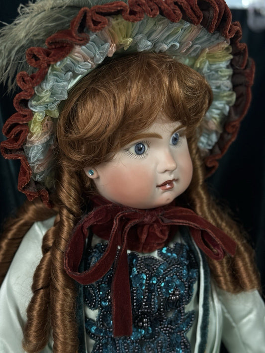 Vintage Reproduction of Antique French Jumeau  29” Doll