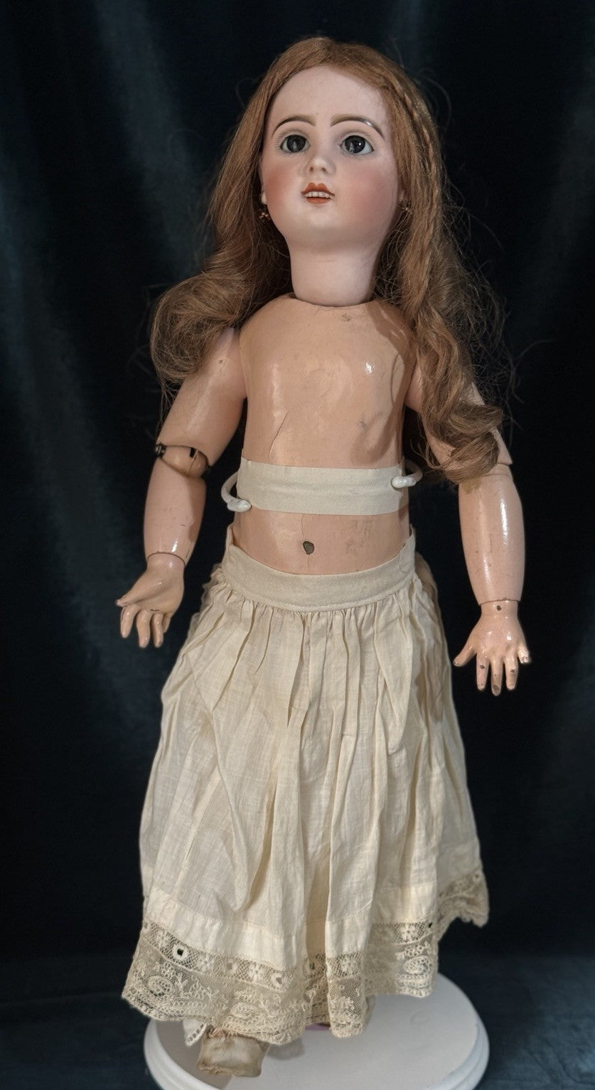 Rare Antique French Walking/Talking/Sleepy Eyes Mechanical JUMEAU 22” Doll
