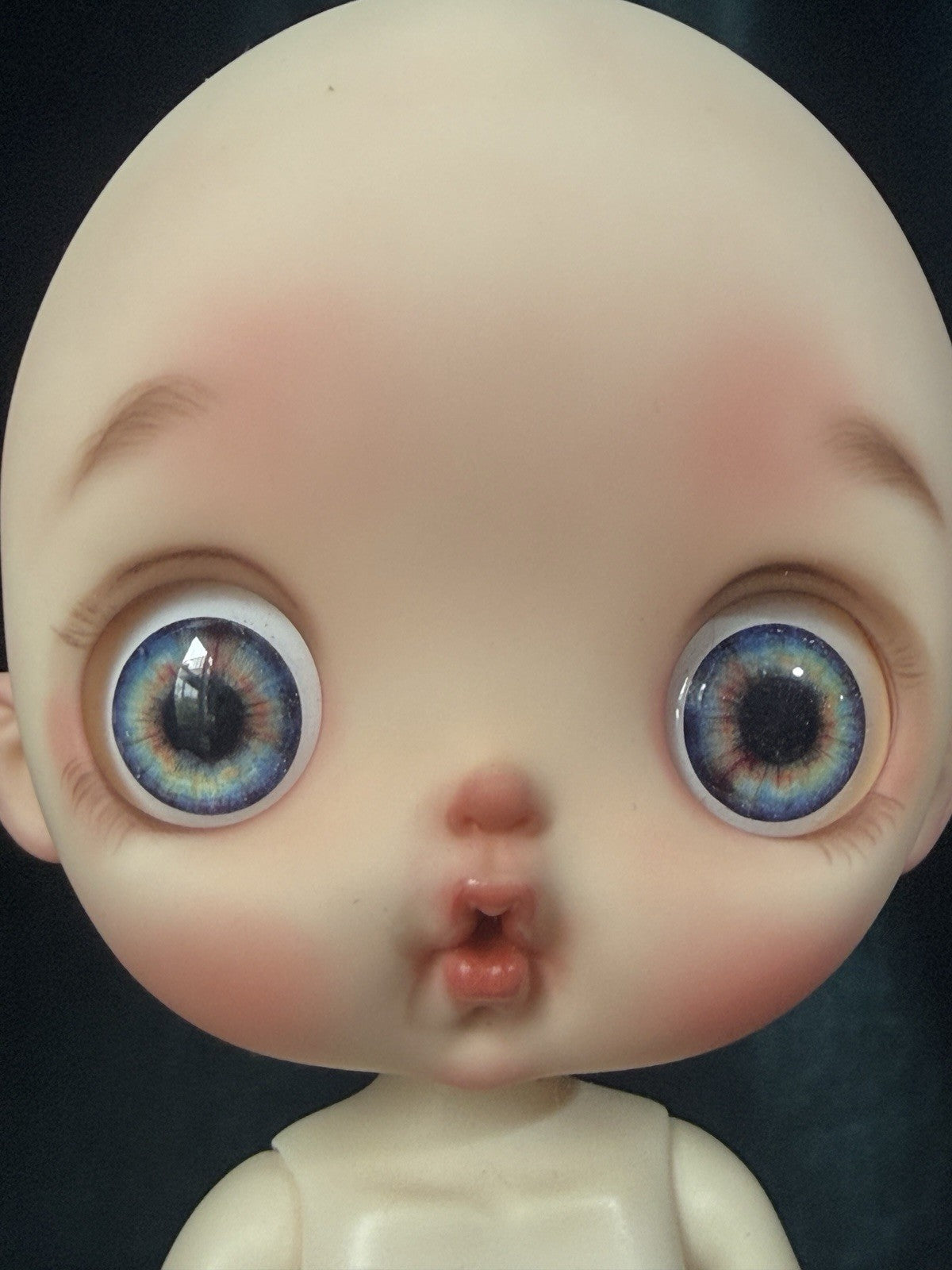 OOAK Custom Blythe 10” Artist BDJ Doll Red Hair